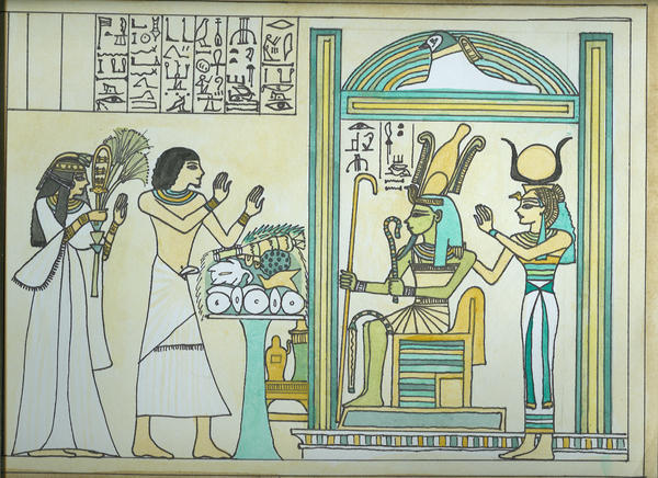 The Osiris Ritual giving praise to Osiris by Kichisama666 on DeviantArt