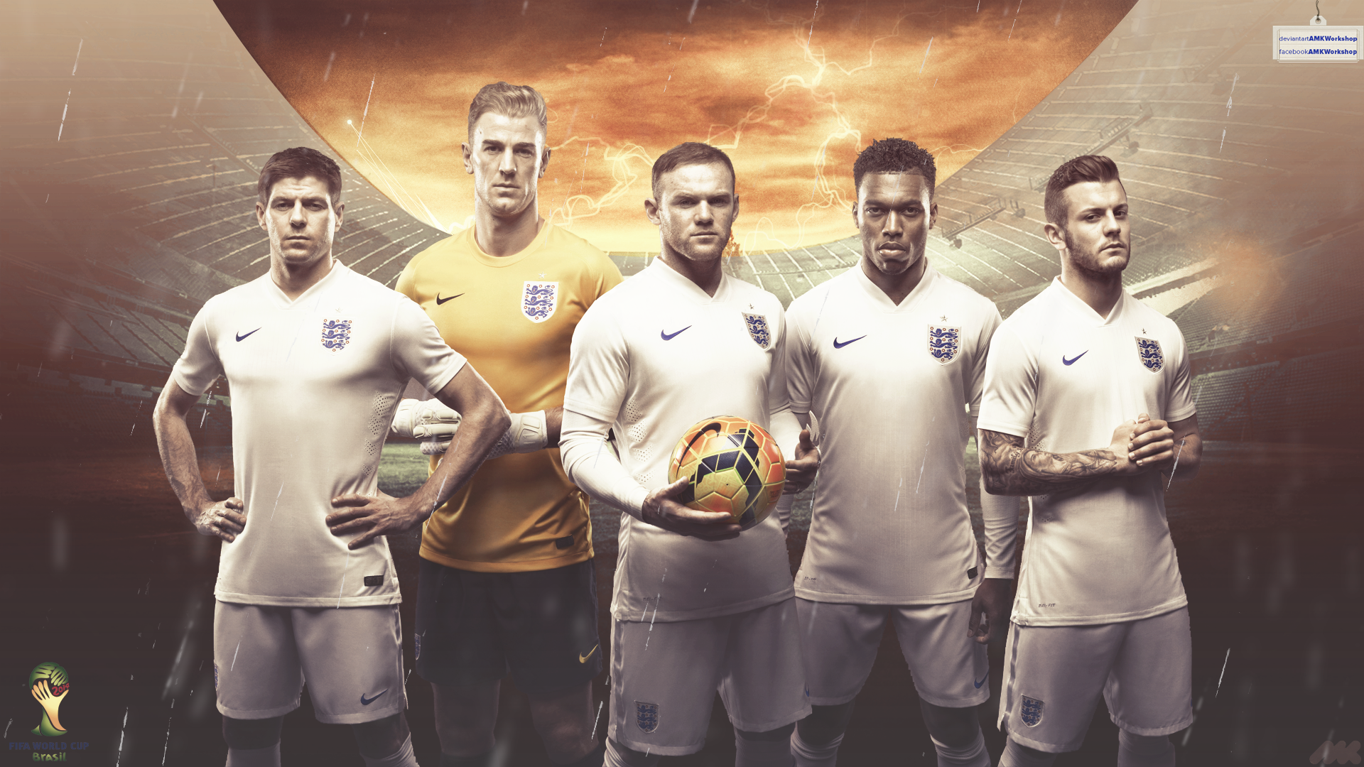 England 2014 World Cup Wallpaper!