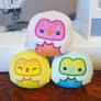 Rainbow Pastel Owls