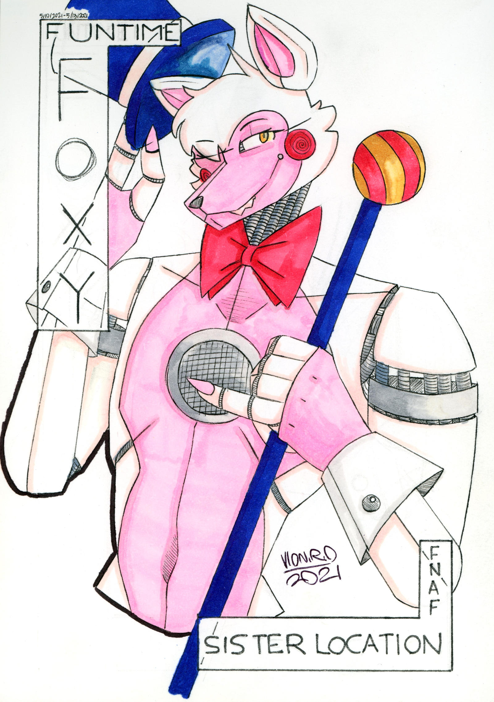fnaf sister location, funtime chica by xiwkyeh on DeviantArt