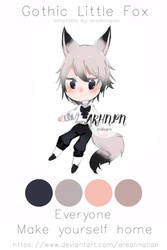 [closed][ota]gothic fox adoptable by areahnapan
