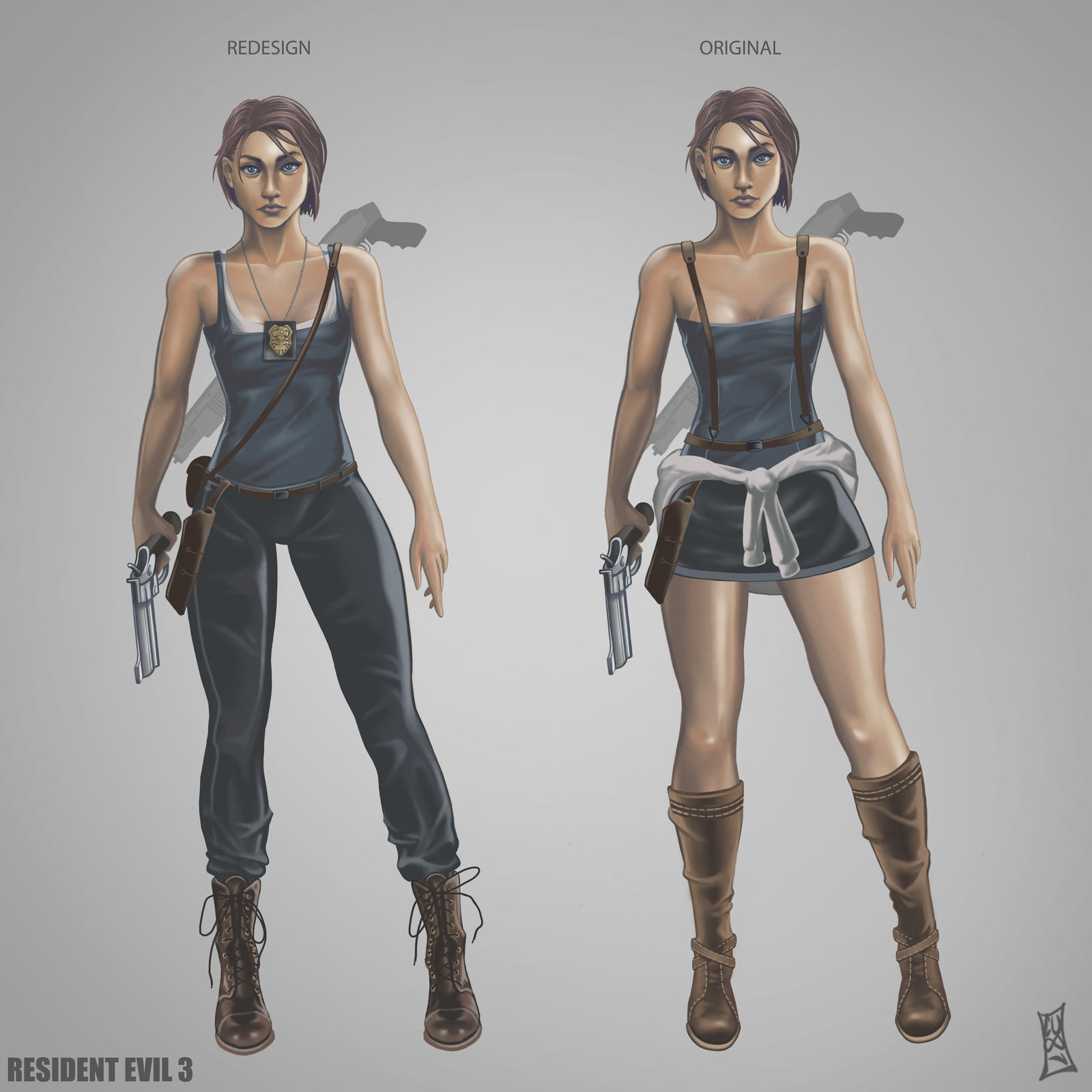 Jill Valentine 2 (Resident Evil 3 Remake) by LordHayabusa357 on DeviantArt