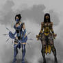 Kitana and Tanya MK11 Concept