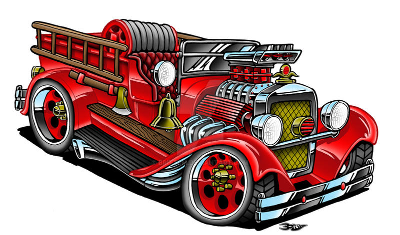 Fire Engine by Britt8m on DeviantArt