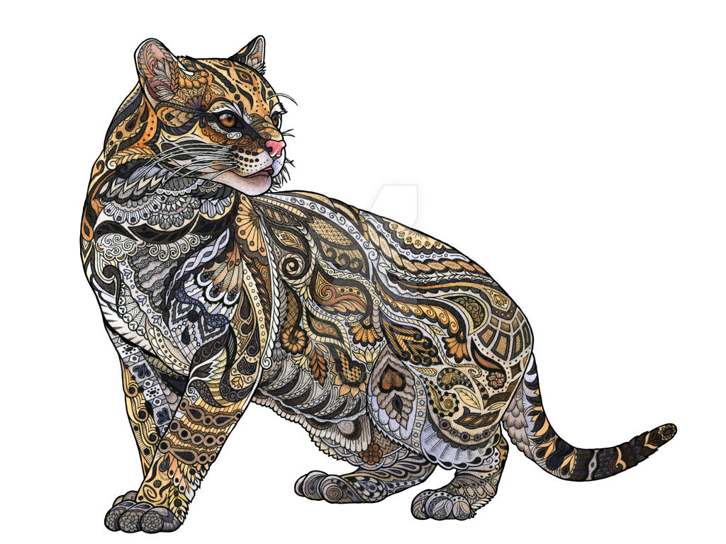 Abstract Ocelot Ocelot by ZHField on DeviantArt
