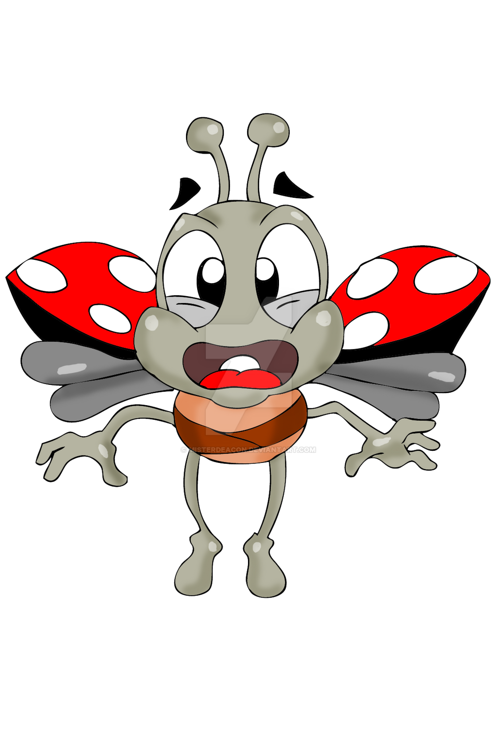 CARTOON SCARED BUG 3 by misterdeacon on DeviantArt