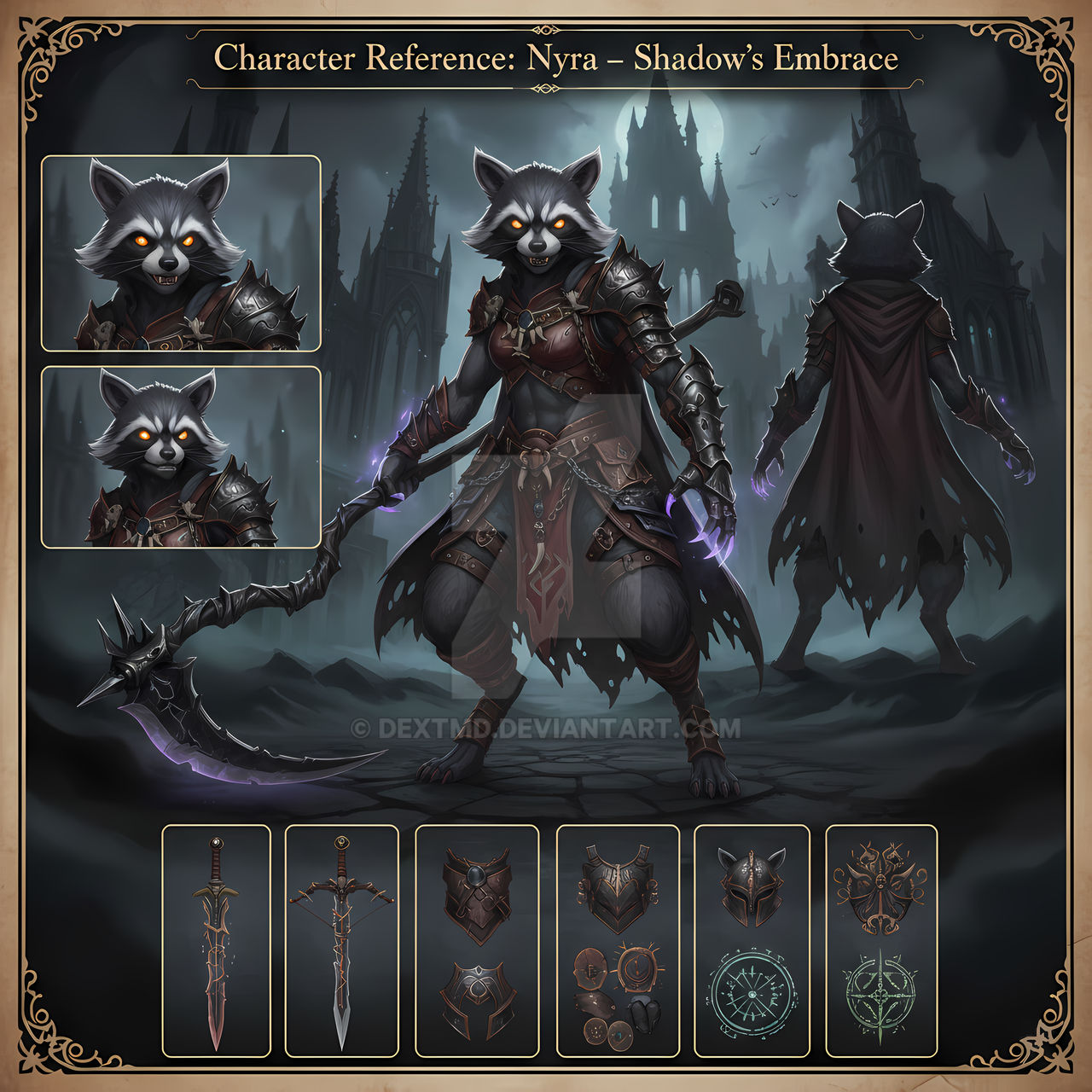 Raccon Rouge Shadowbound Scavenger Dark Fantasy Raccoon Rogue by DextMD on DeviantArt