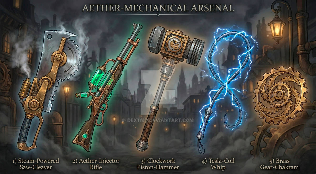 Aether-Mechanical Arsenal by DextMD on DeviantArt