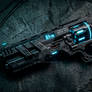 Cyberpunk Neon Revolver