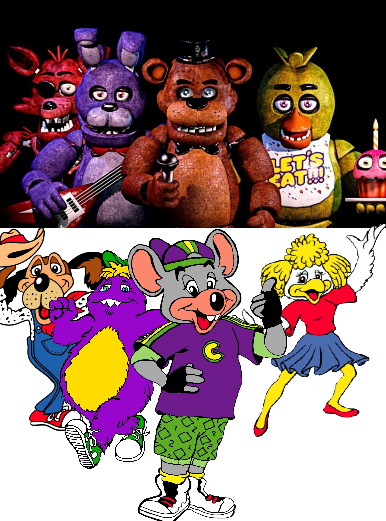 Chuck E Cheese Fnaf Comparison By Angelucheese On Deviantart Chuck E Cheese Fnaf Comparison By Angelucheese On Deviantart