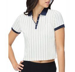 Wholesale-black-and-white-crop-polo-t-shirt