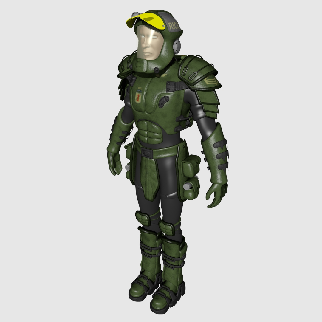 Roughnecks Starship Troopers Chronicles - Rico WIP by bcampo on DeviantArt