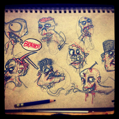 Zombie sketches!