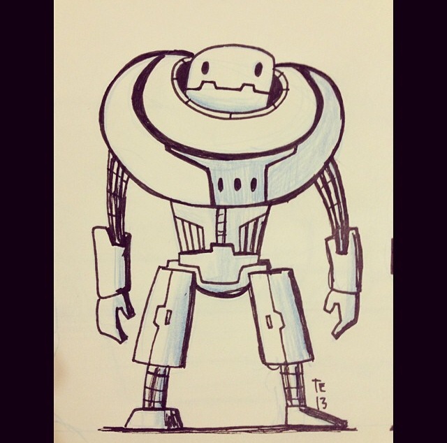 Inktober 24 - Robot Guy