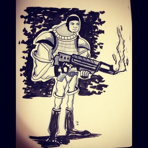 Inktober 30 - Bounty Hunter