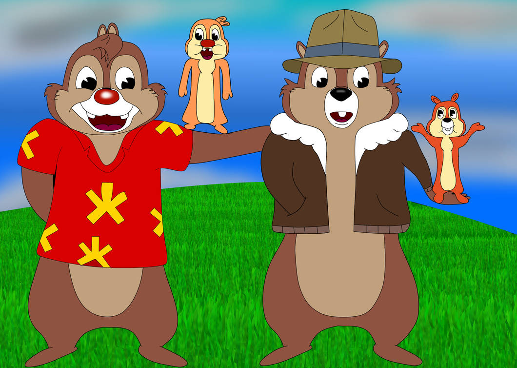 Chip Dale Pacifier Chip 'N' Dale - 2 Chips N Dales Redux by ReignTheWeremunk on DeviantArt