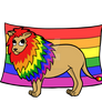 Gay Pride Lion