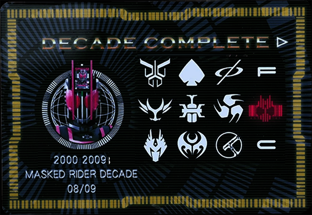 Code Card Decade Decade Complete Card Gen 1 by nghminh0 on DeviantArt
