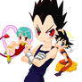 2Evils and a Good-Vegeta DBZ