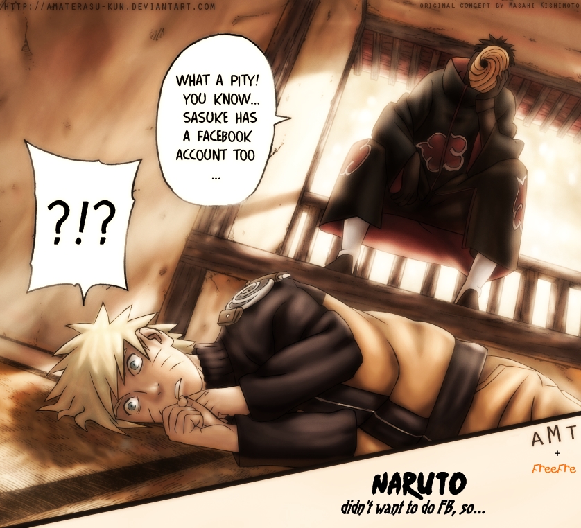 Naruto didn't do Facebook but