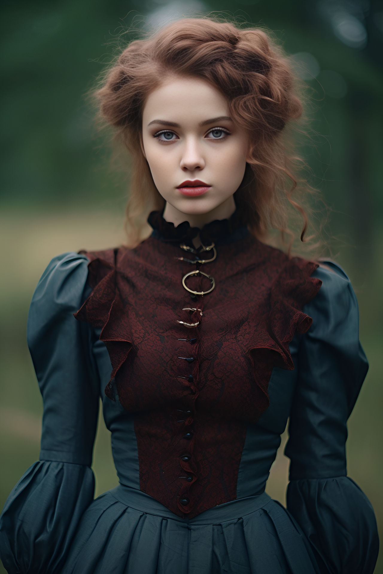 Victorian Era Dress by AI-MadeMasterpieces on DeviantArt