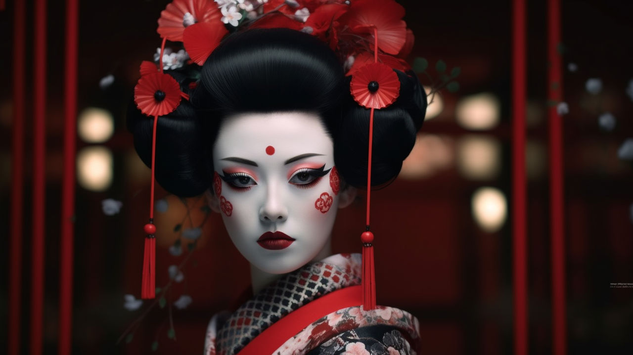 Japanese Geisha by AI-MadeMasterpieces on DeviantArt