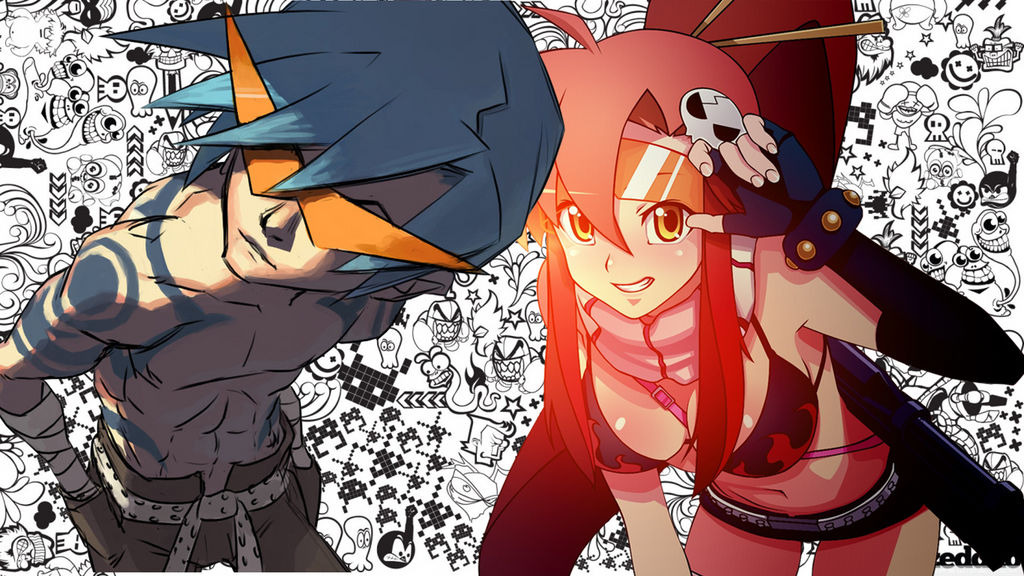 Polygonal Gurren Lagann Wallpaper by zacharychua on DeviantArt