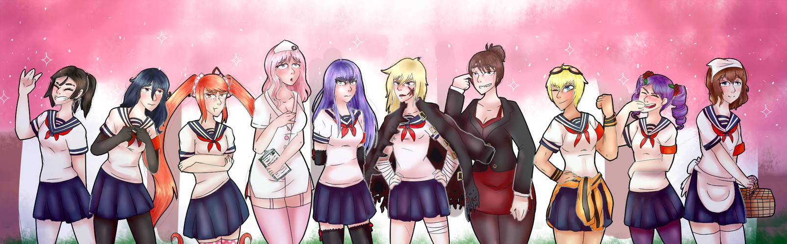 All Yandere Simulator Rivals by GalxyStudios on DeviantArt