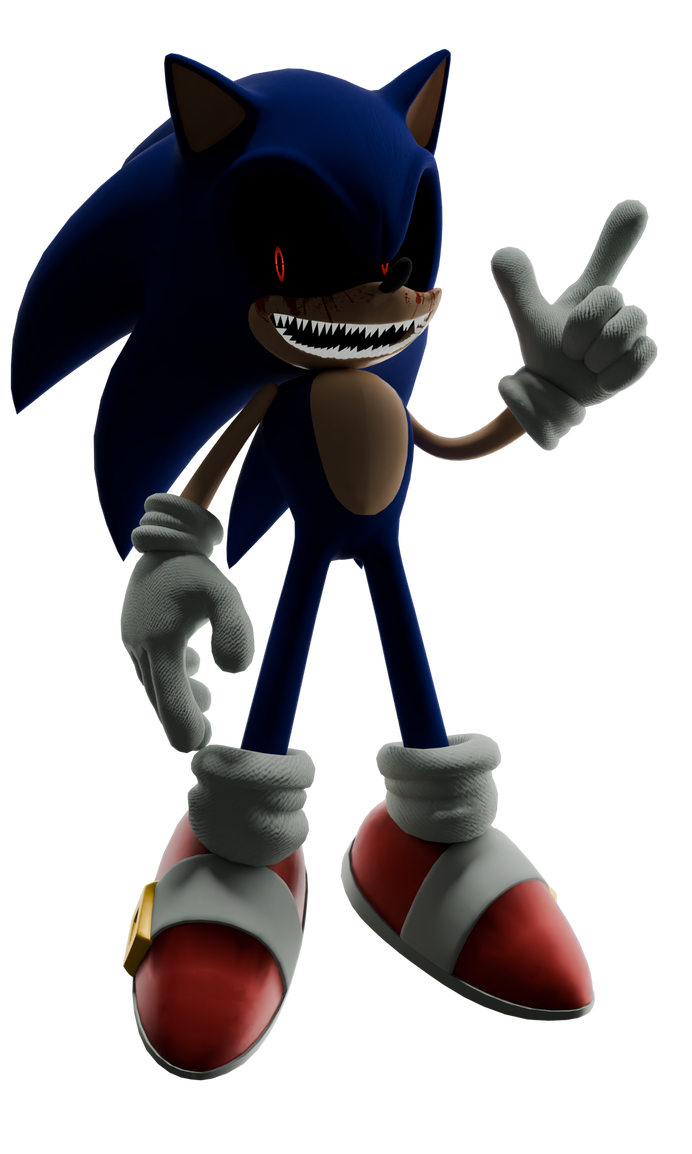(Blender) Sonic.exe (Modern) by HGBDWolfShattered05 on DeviantArt