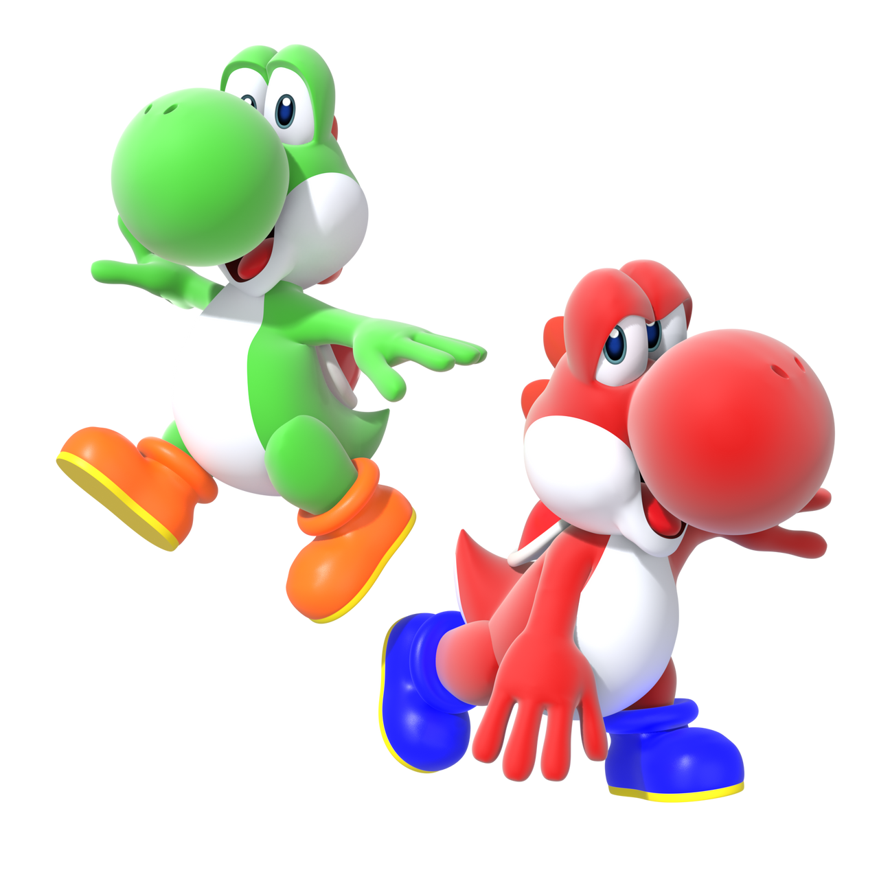 Yoshis by alvin7223 on DeviantArt