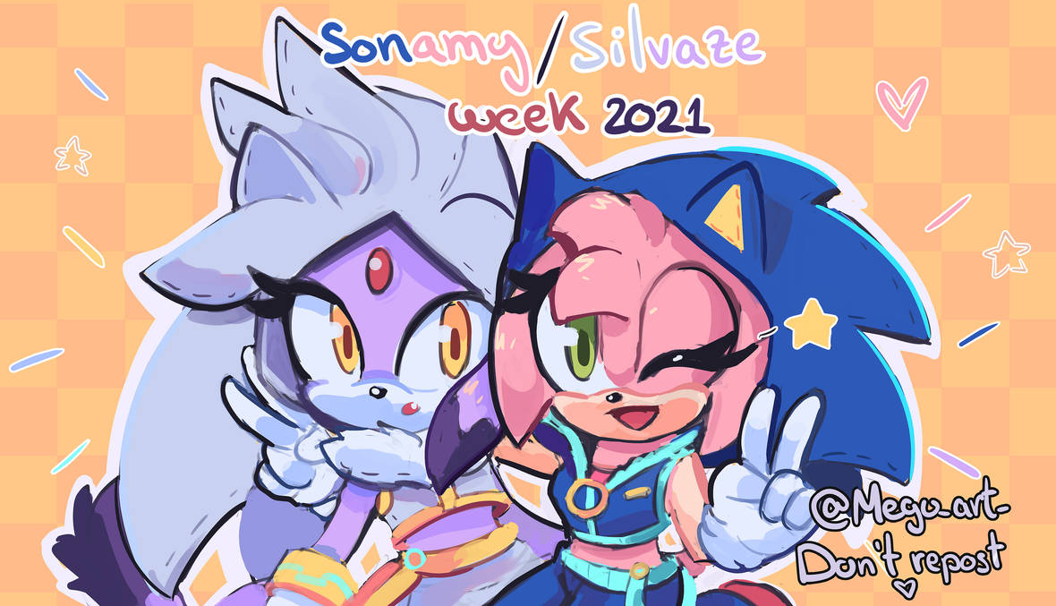 Megu on X: Sonamy/ Silvaze week day 4: Future Two kinds of families 🍝  (Click to see the full drawings!) #SonamySilvazeweek2021   / X