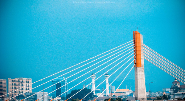 Pasopati Bridge at Bandung.