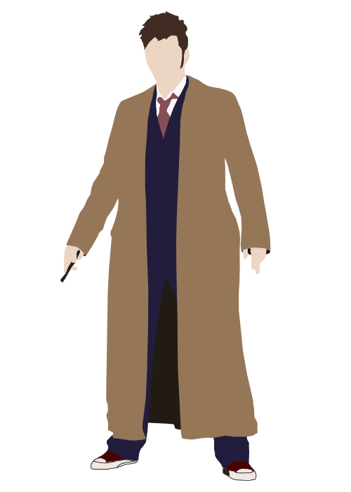 Simple Tenth Doctor Vector