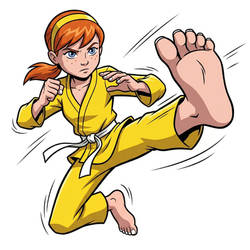 April O'Neil Karate Suit