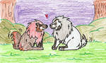 Breeding pic - Heathen x Chandra (1) by Kysan