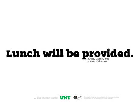 MPI Poster: Lunch