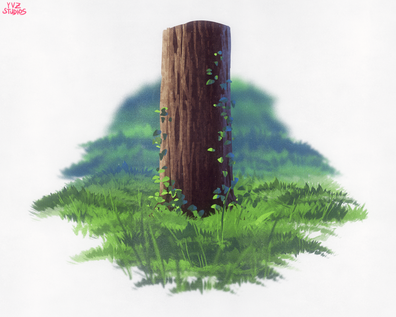 tree trunk painting