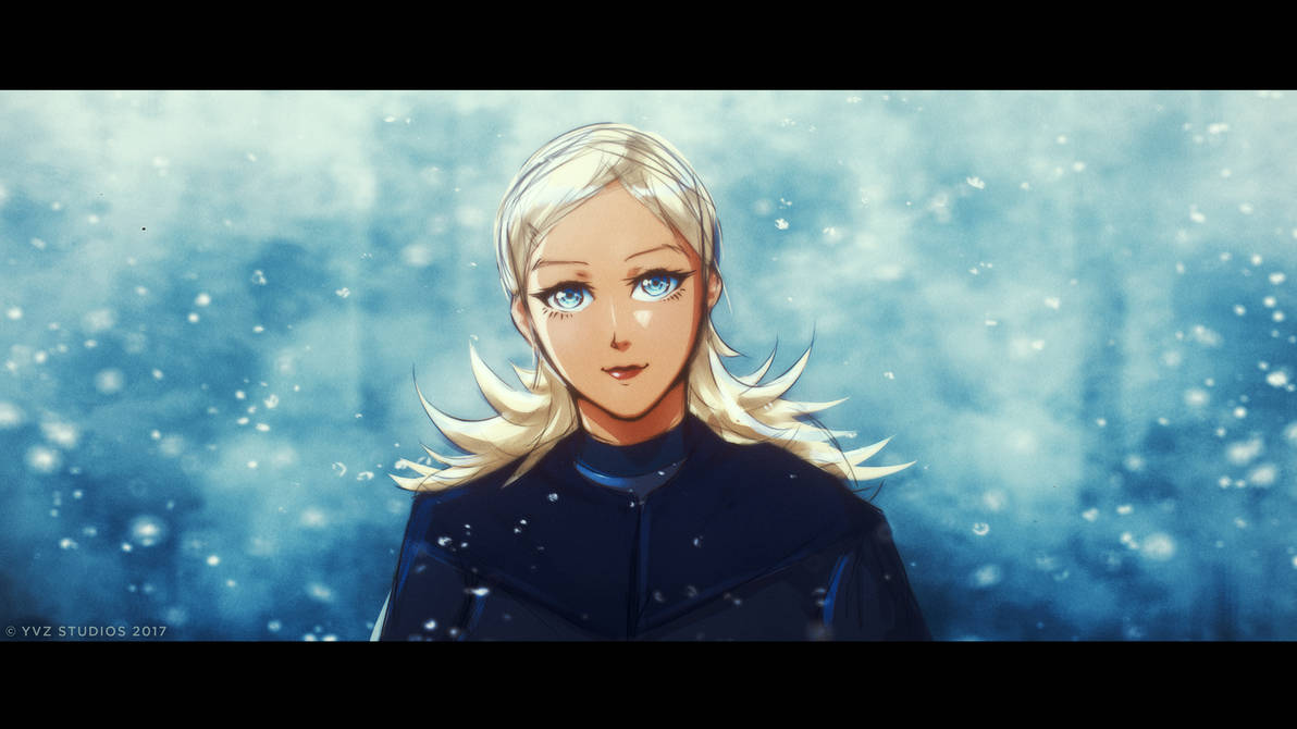 Snowy Witch with blue eyes - Cinematic by Gubnub