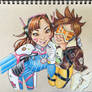 D-Va and Tracer Selfie