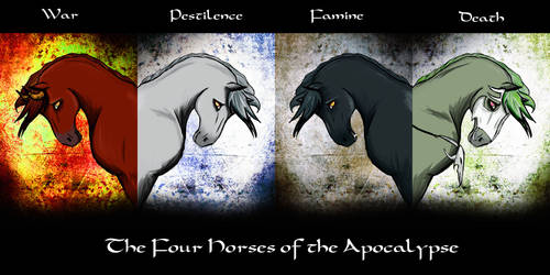 The Four Horses - Apocalypse by itildine