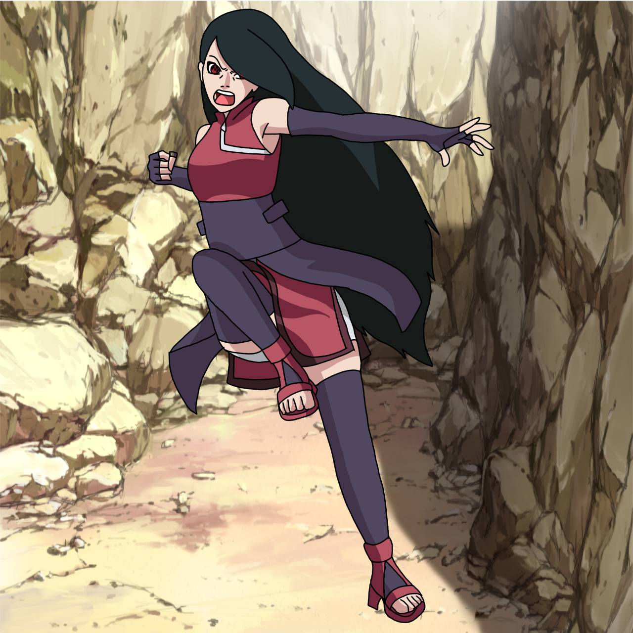 Sarada Uchiha adulta