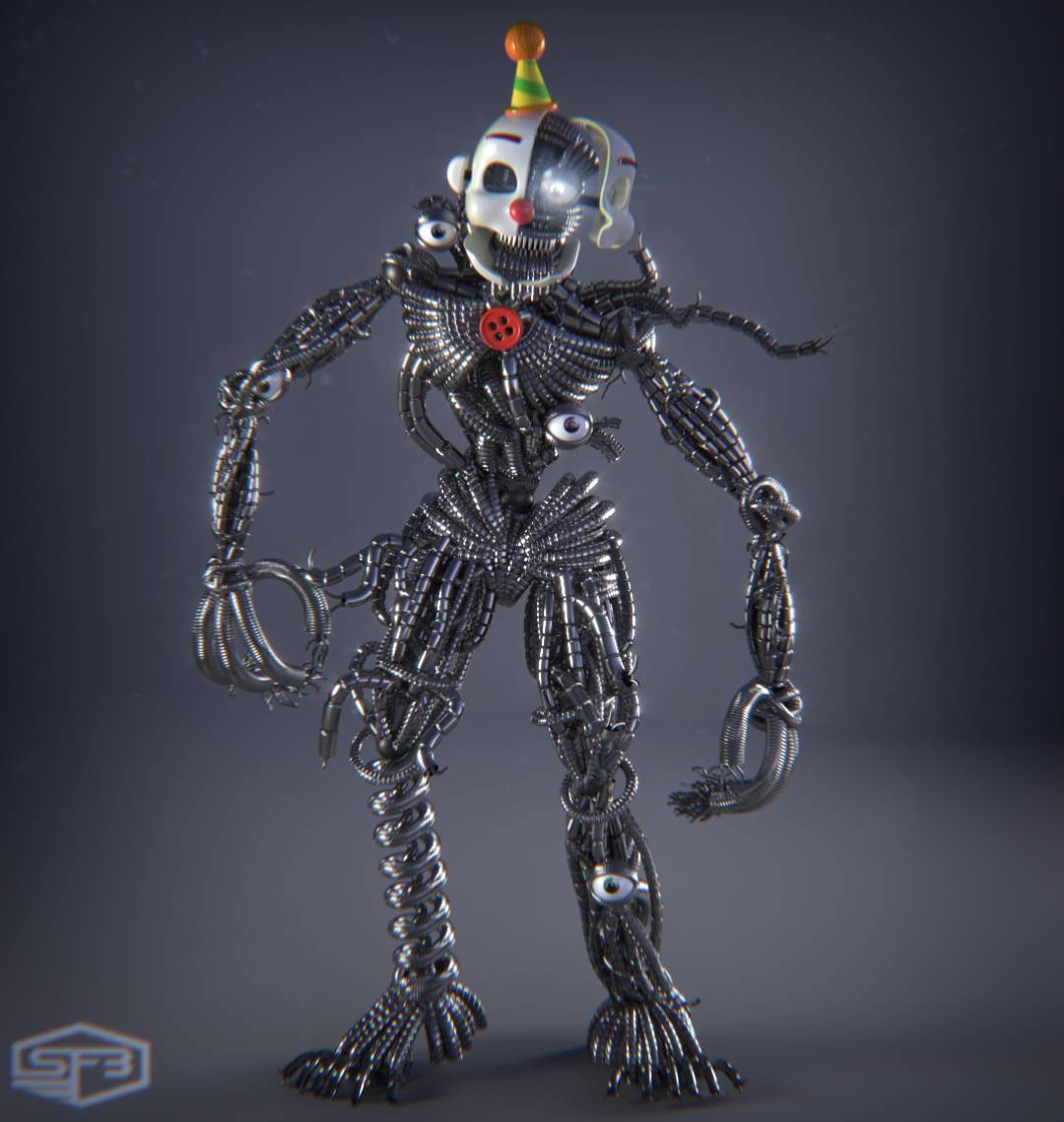 fixed Ennard model by SaDFredBear on DeviantArt