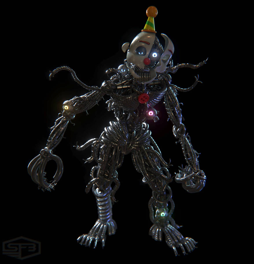 ennard render (character showcase) by SaDFredBear on DeviantArt
