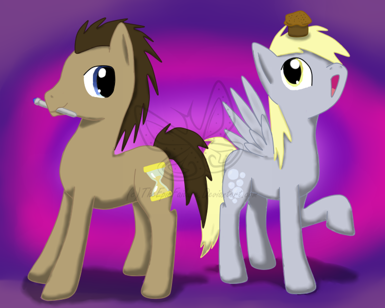 Doctor Whooves and Derpy too