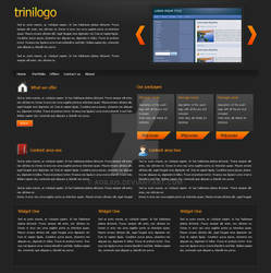 Dark Folio Homepage