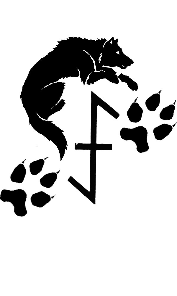 wolf and rune by baloup on DeviantArt wolf and rune by baloup on DeviantArt