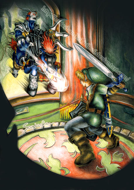 [Legend of Zelda] Link VS Phantom Ganon (OoT) by MajorasMasks