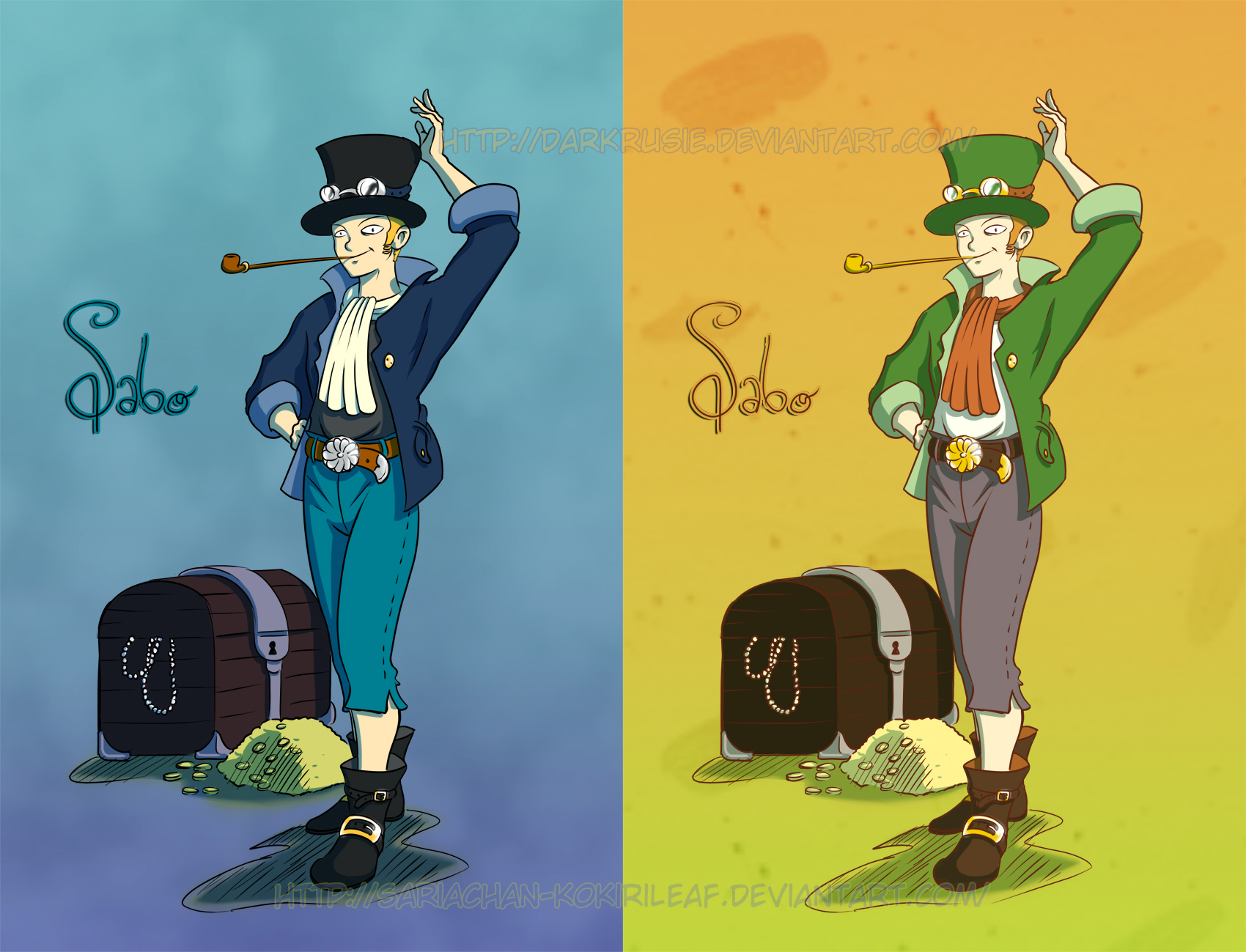 [One Piece] Sabo tentative design | COLLABORATION