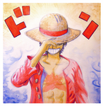 [One Piece] DON! (Monkey D Luffy) | GIFTART by MajorasMasks