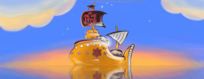 [One Piece] Heart Pirates' submarine (animation)